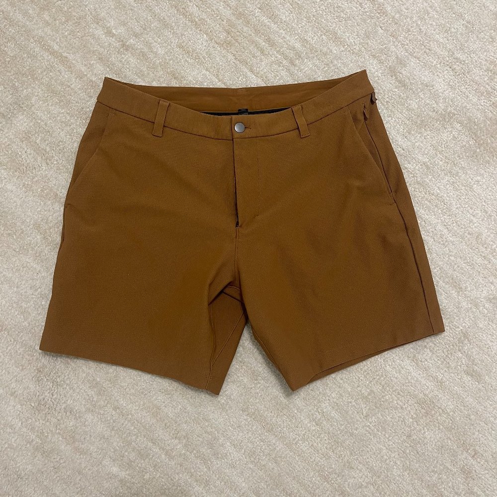 Lululemon Commission Classic Fit Short 7" *Cord - Copper Brown - Size 34